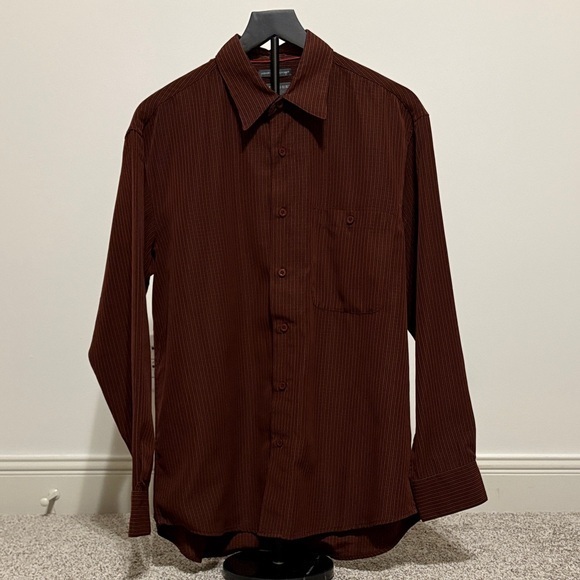 Saddlebred Other - Saddlebred Men's Reddish Brown Button Down Shirt